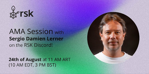 Poster for AMA session with Sergio Damien Lerner 
